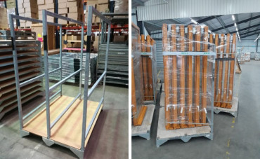MOOVI’PAL® – La Palette à Dosseret Métallique